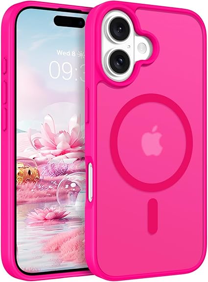 iPhone 16 Plus Magnetic Translucent Matte Skin Case